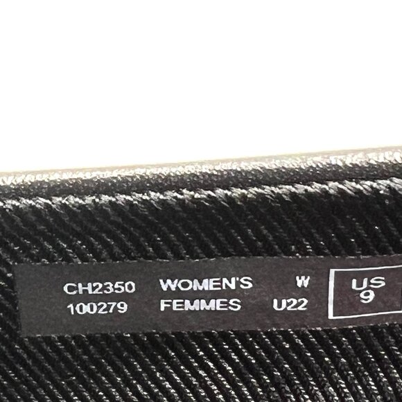 9W 9 WIDE WIDTH Rockport Total Motion Leah Black Nappa Leather Heels Pumps Shoes - Picture 16 of 16